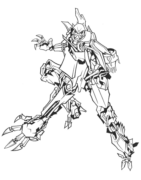 coloriage transformers les decepticons